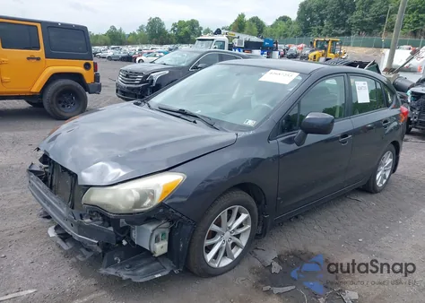 2012 Subaru Impreza 2.0I Premium из США, поврежденный, VIN JF1GPAC69CH201245